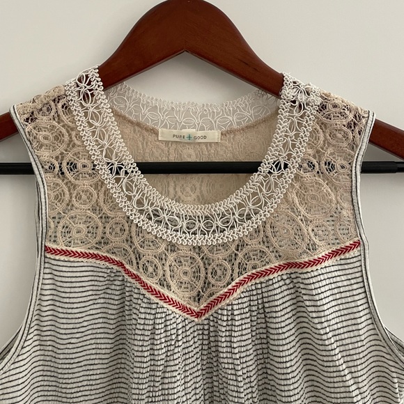 Anthropologie Pure+Good “Suite” lace top - Picture 3 of 5